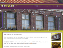 Tablet Screenshot of dedriewijzen.nl